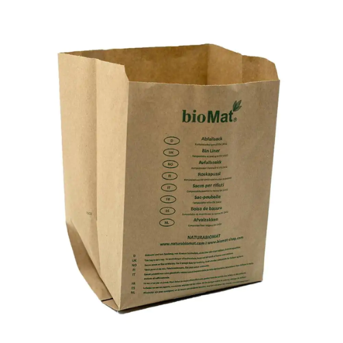BioMat - Compostable Paper Bags - 50 x 10 Liter