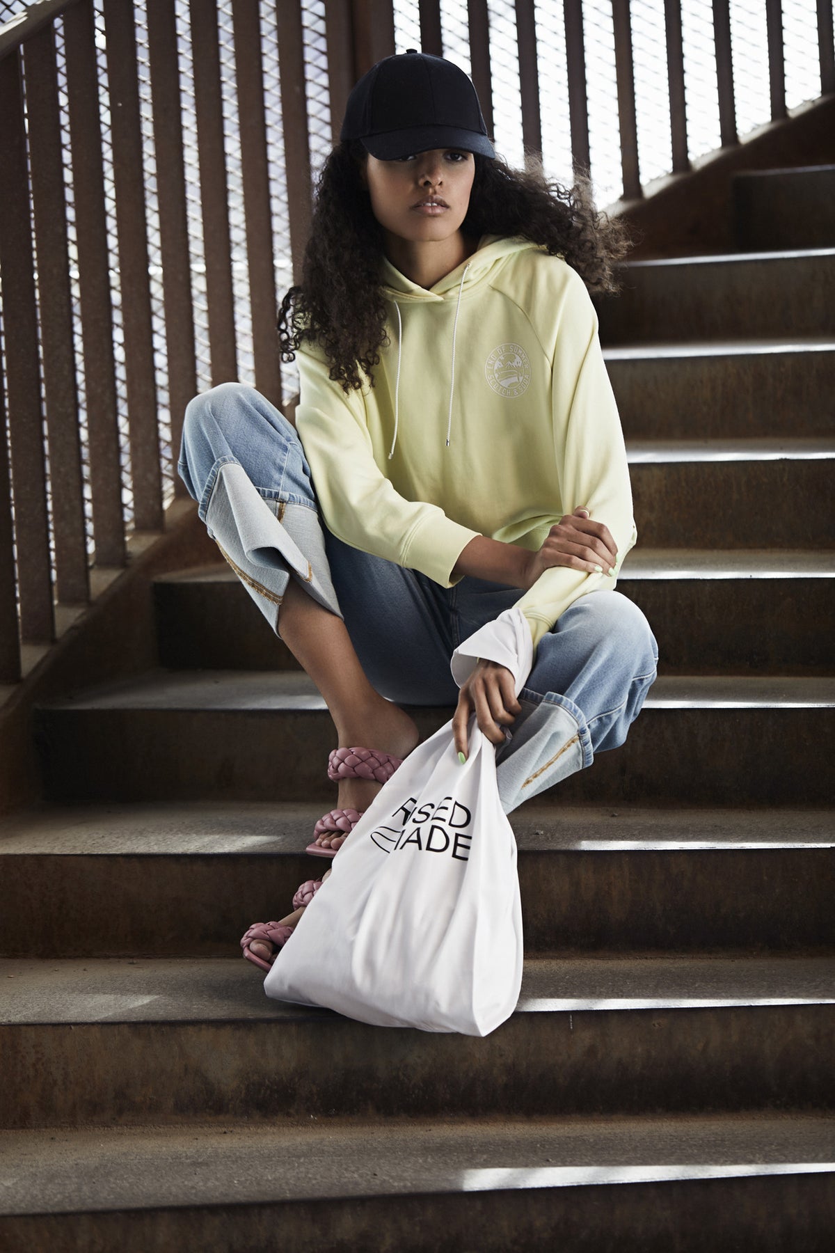 Shopping Bag – Upcycle – Lime