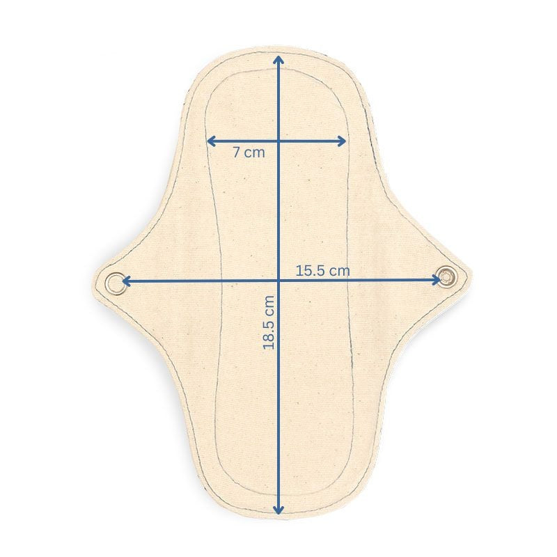 Natural Organic Pantyliner with PUL
