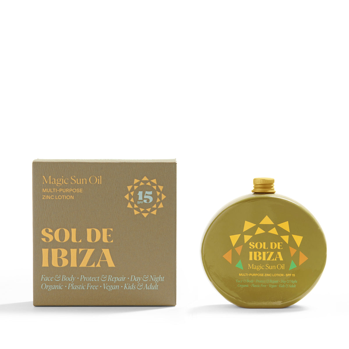 Sol de Ibiza Sol de Ibiza beschermende en herstellende zonneolie SPF15 - 100ml 100 ml