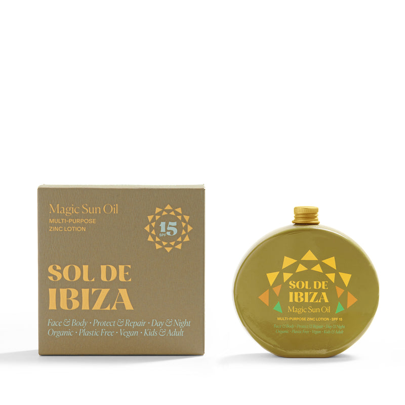 Sol de Ibiza Sol de Ibiza beschermende en herstellende zonneolie SPF15 - 100ml 100 ml
