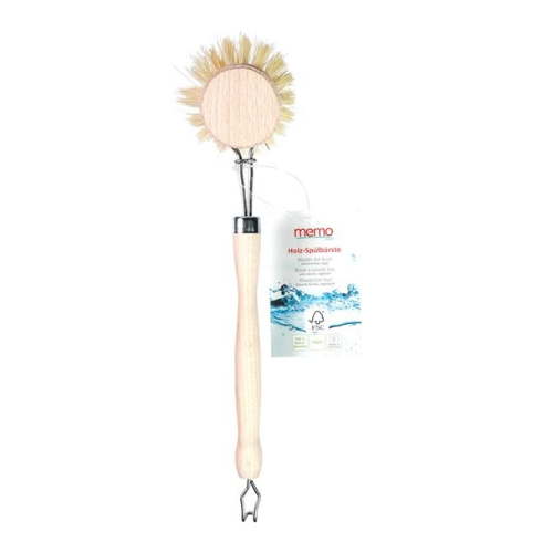 Dishwasher brush with handle and replaceable brush