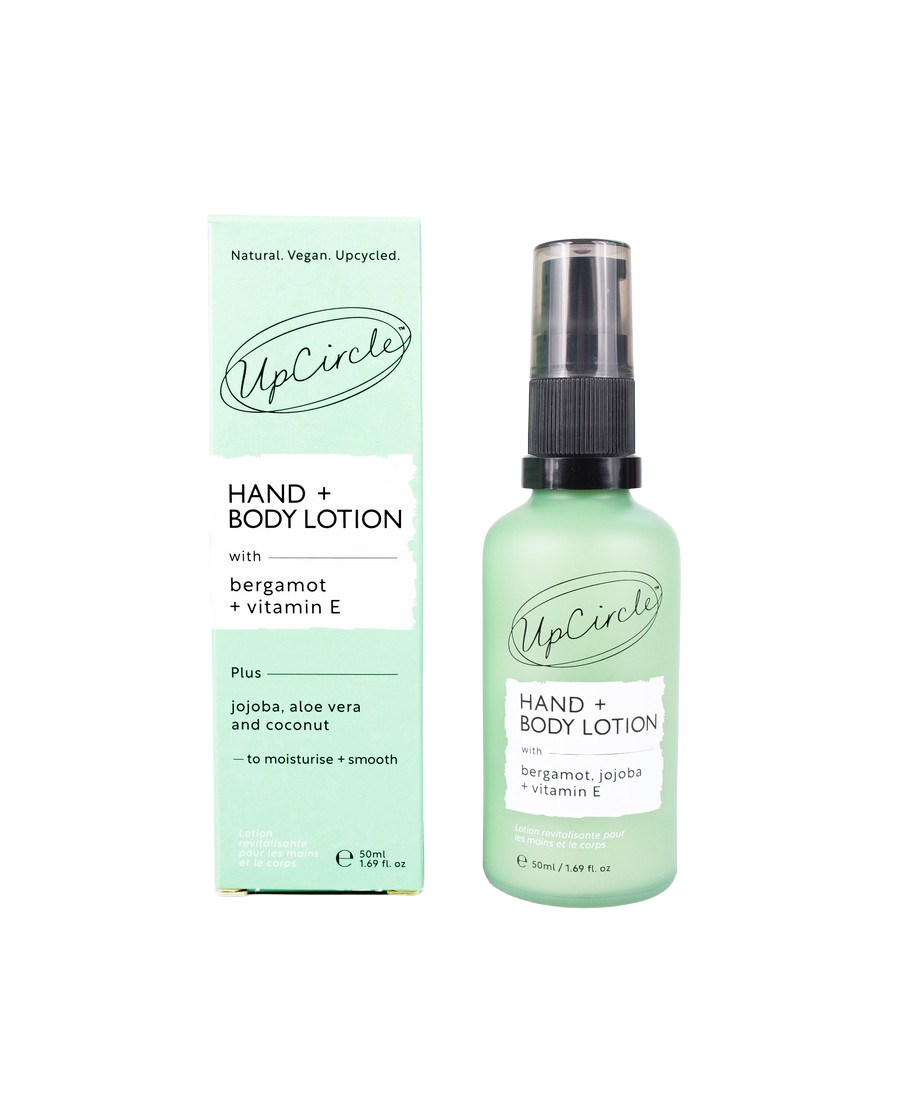 Hand + Body Lotion – Upcycled Bergamot Fruit Water – Travel size