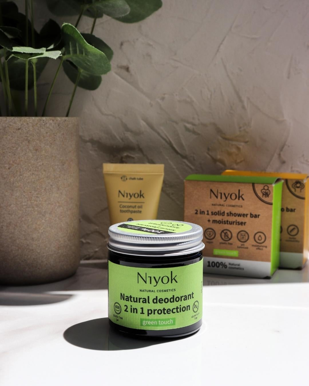 Niyok - Deocrème Touch Green – Anti-transpirant – 40 ML