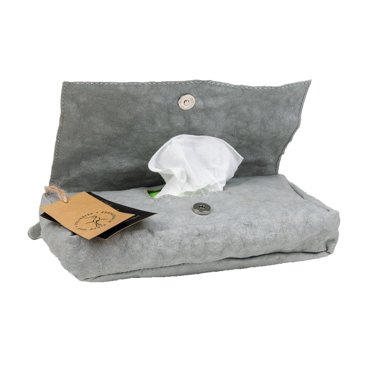Colibries Birch Cover for Baby Wipes - Denim