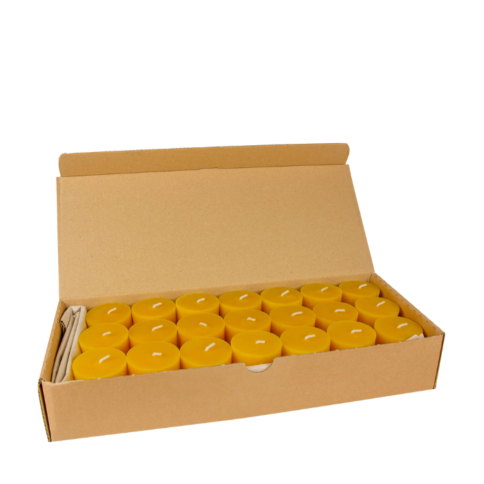 Tealights - Beeswax - 42 pcs