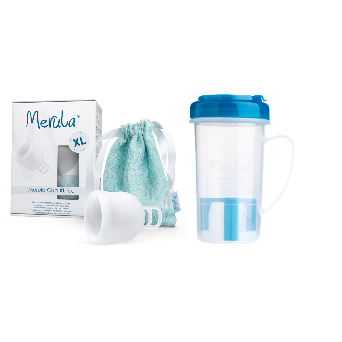 Merula Cupscup & menstrual cup XL - 6 colours