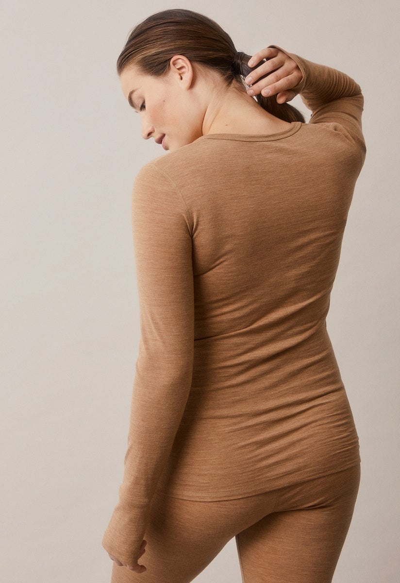 Boob Design - Merino Wool Nursing Shirt with Long Sleeves