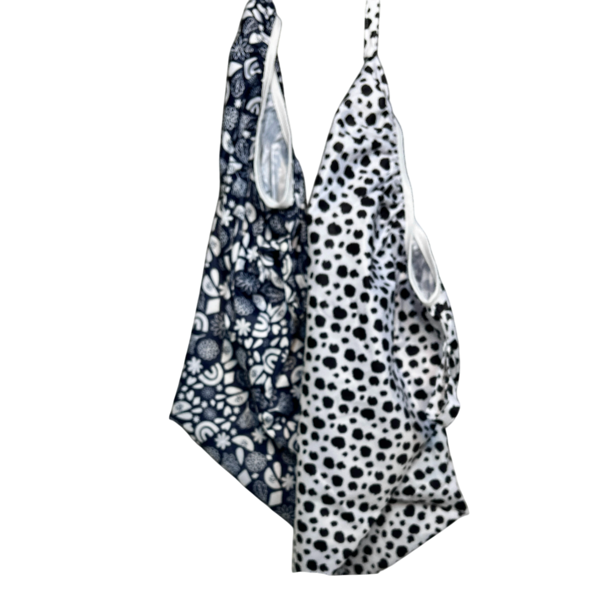 Cheeky Wipes - Cheeky Extra Large Wet Bag - Nappy pail - Monochrome spot/Scandi Flower