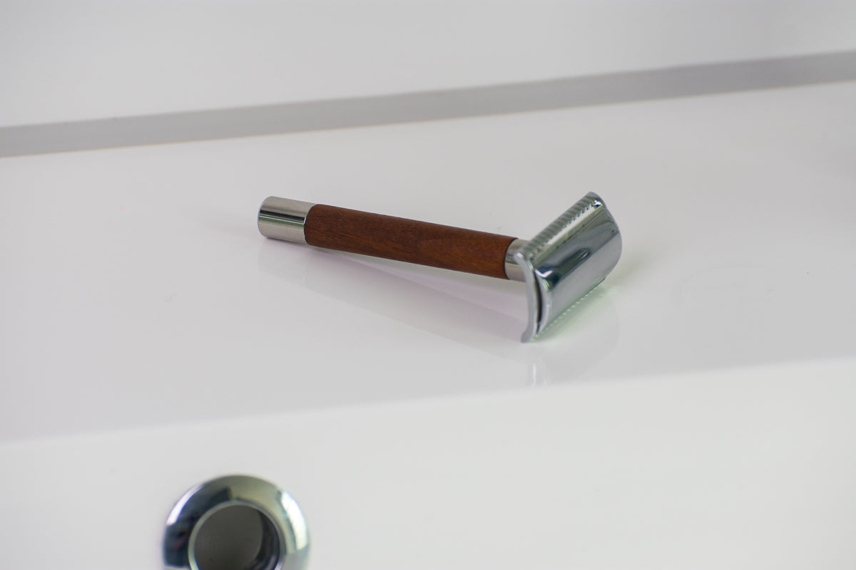 Safety razor | walnut wood