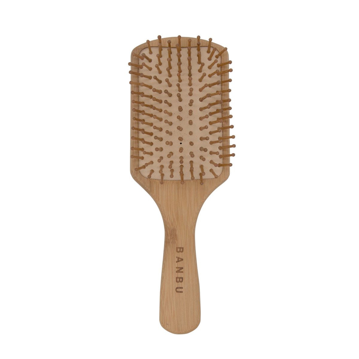 Hair brush - bamboo - square