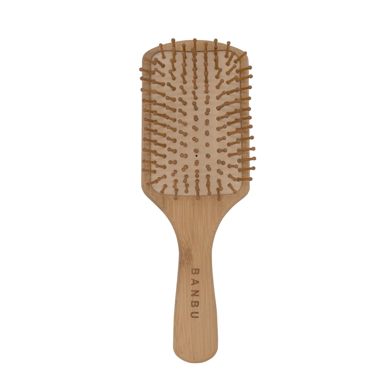 Hair brush - bamboo - square