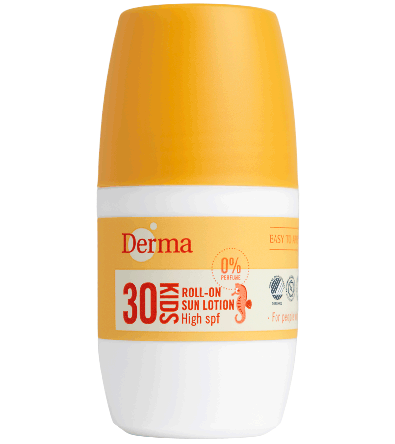 Derma Sun – Sonnenschutzroller – LSF 30 – 50 ml – Allergie- und parfümfrei – Kinder