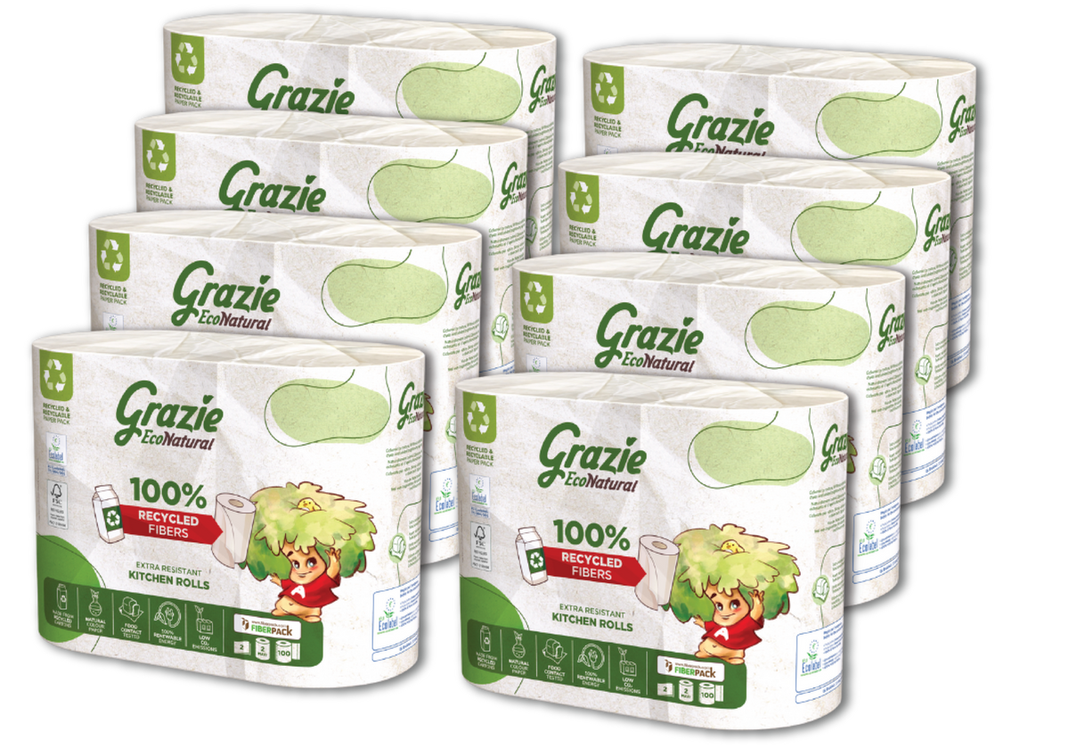 Grazie Natural toilet paper 2-ply - recycled beverage carton