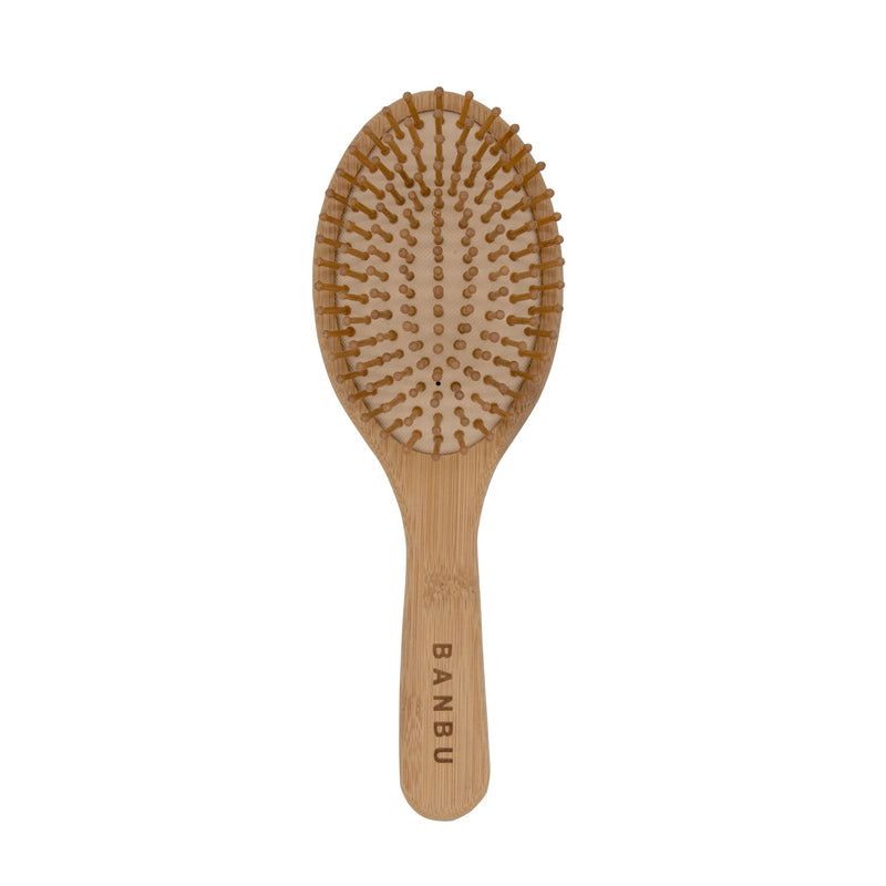 Banbu hair brush - bamboo - Round