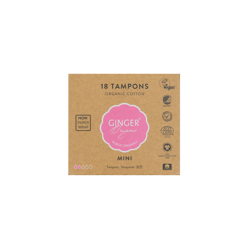 Tampons - 100% Pure Organic Cotton - Mini