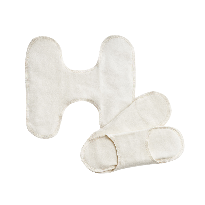 Washable Sanitary Pad - without closure - 3 Pieces - White