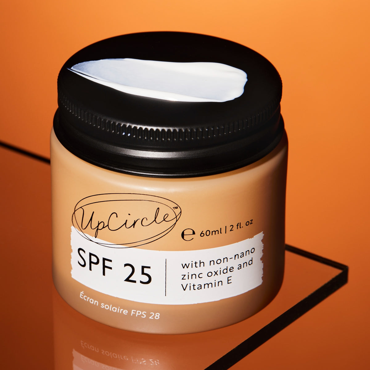Sunscreen - Face - SPF 25 - Upcycled raspberries - Travel Size