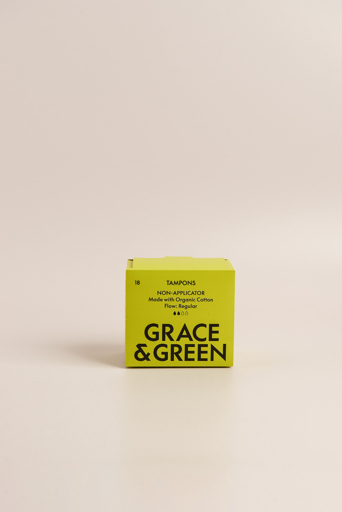Tampons normal organic cotton - 18 in a box - 4x18