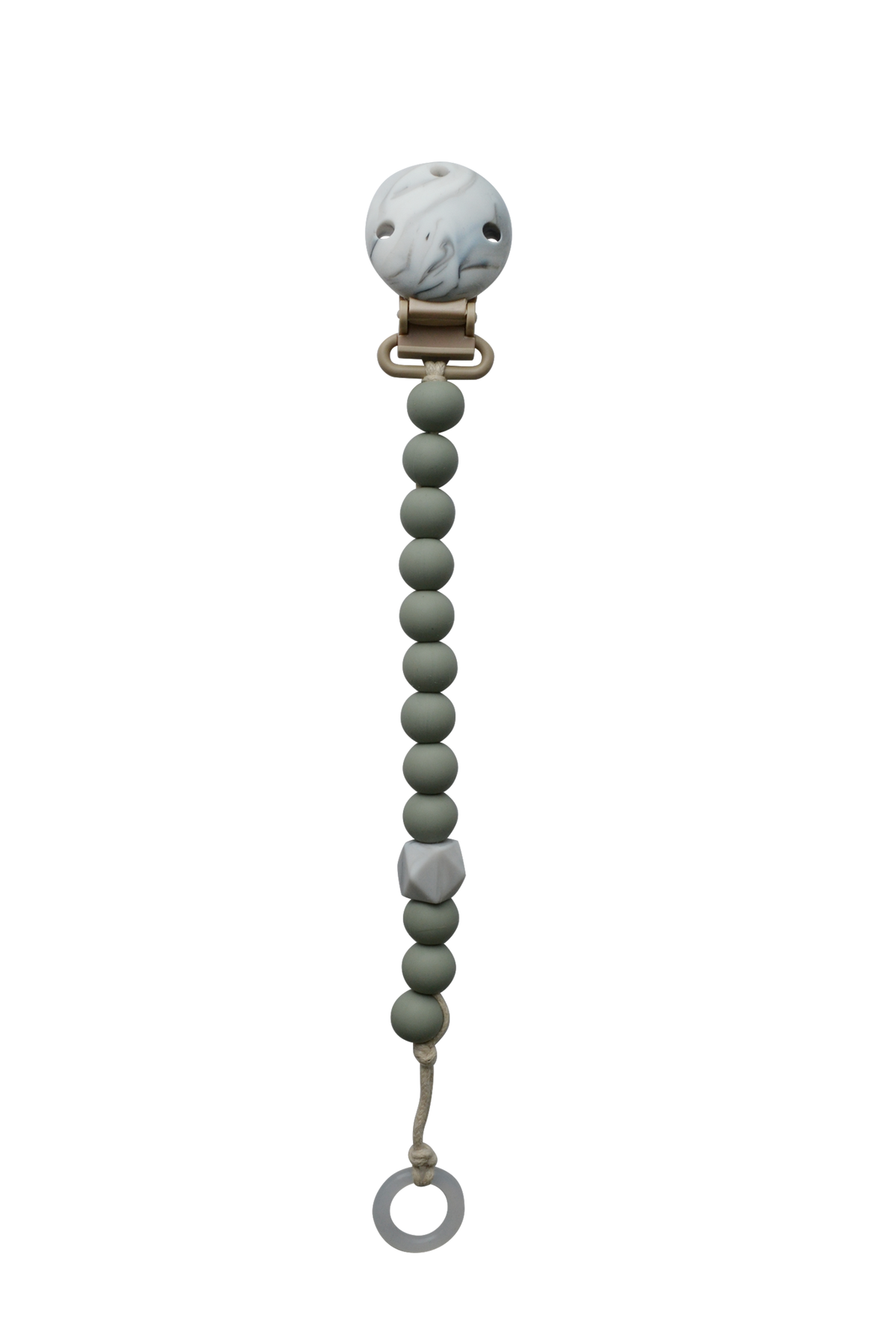 Pacifier Clip - Sage - My Baby Rocks