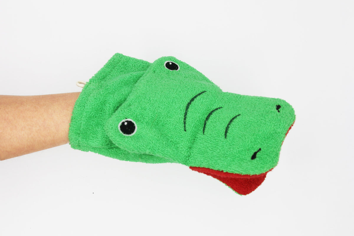 Fürnis - Washcloth - Crocodile Konrad large