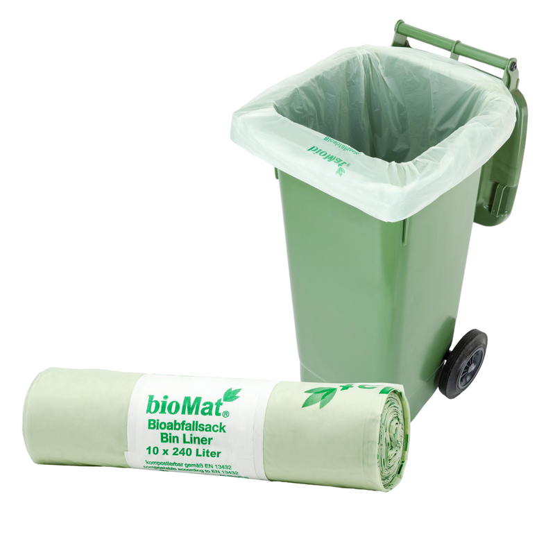 BioMat - Compostable container bags - 10 x 240 liters