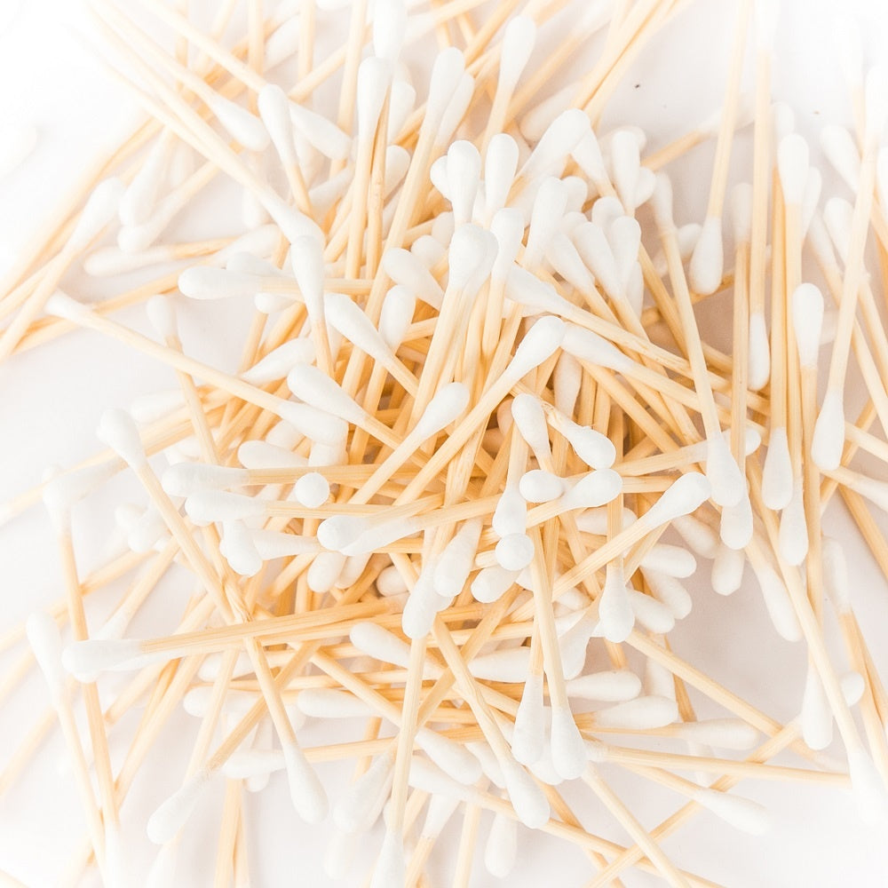 Pandoo cotton buds bamboo and organic cotton - 200 pieces