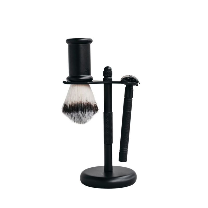 Banbu shaving set - Stainless steel - Total Black