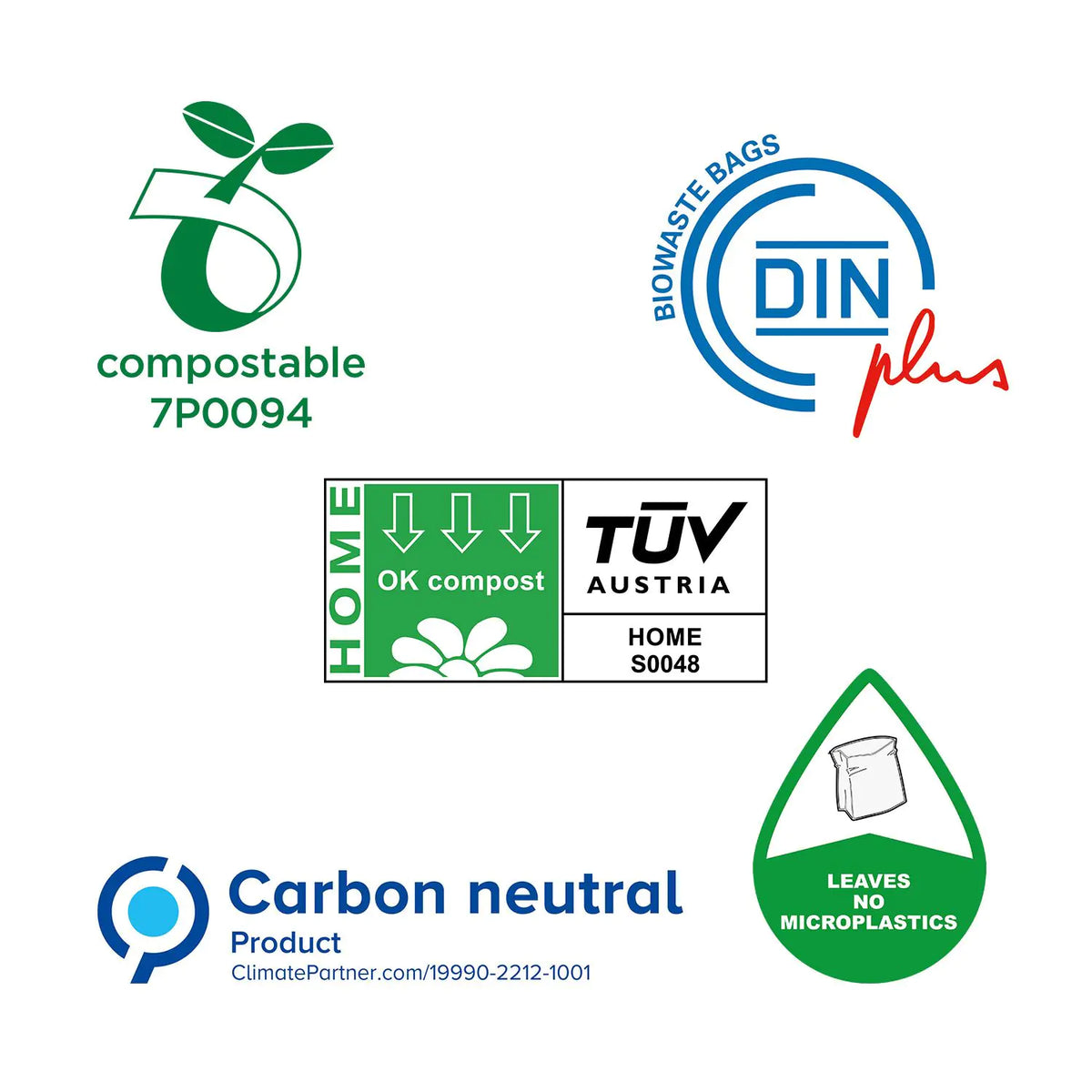 Biomat - Compostable garbage bags - 25 x 10 liters