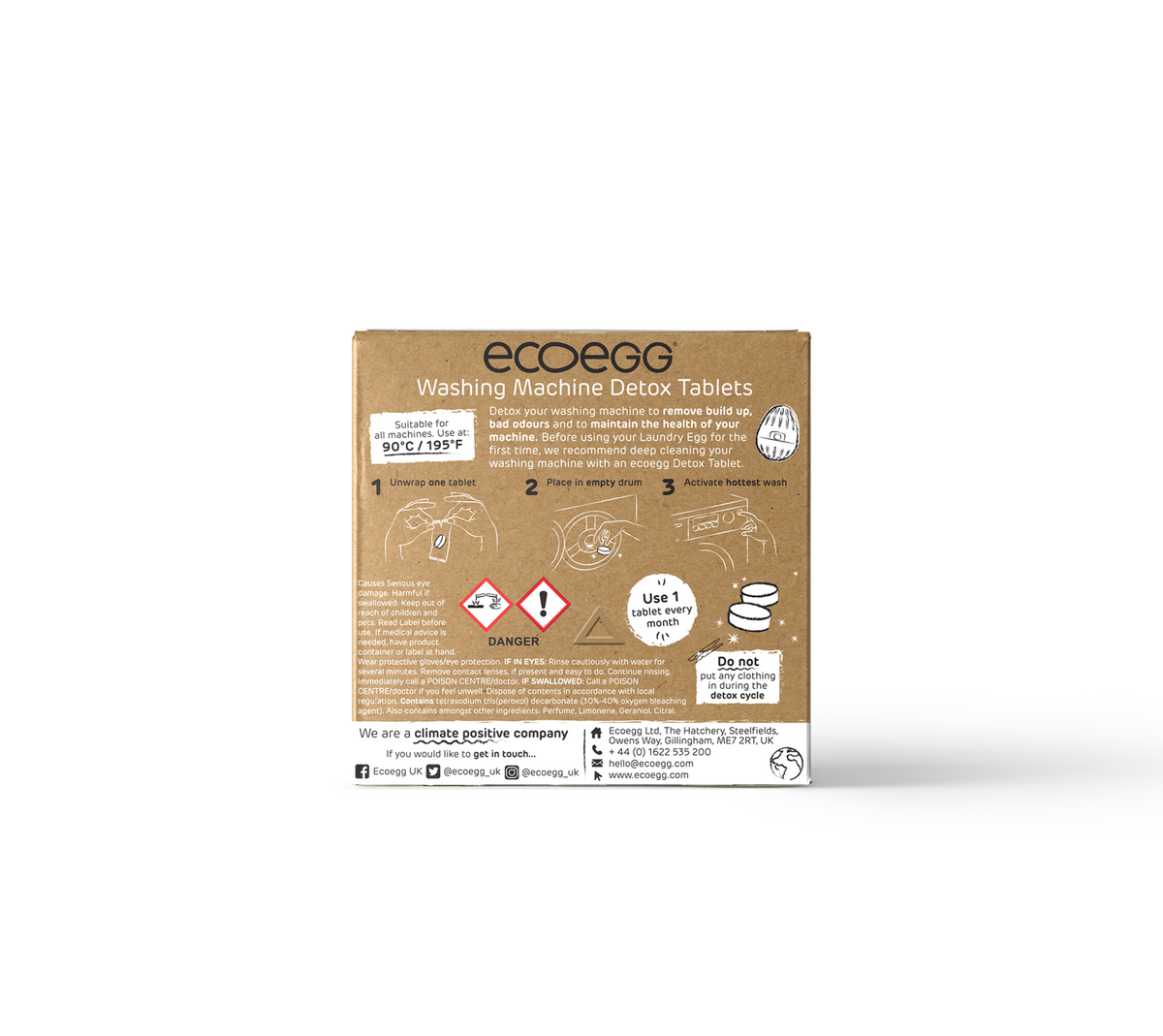 EcoEgg - Washing machine cleaning tablet - Detox Tablet