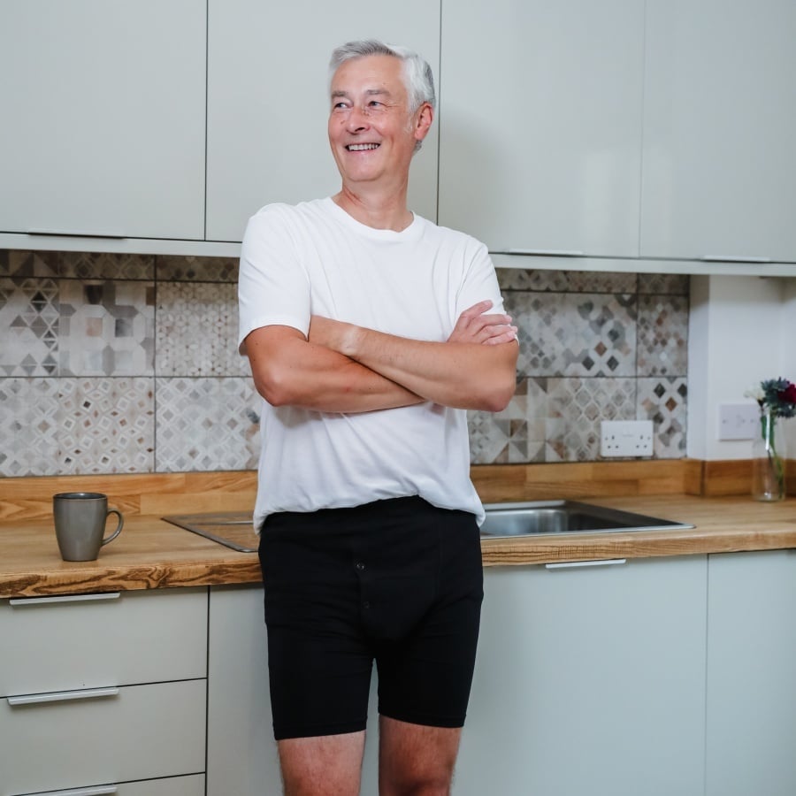 Incontinence underwear - Mid trunk - Black