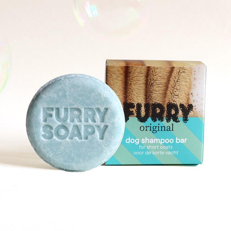 Furry Dog Shampoo Bar - Short Coat