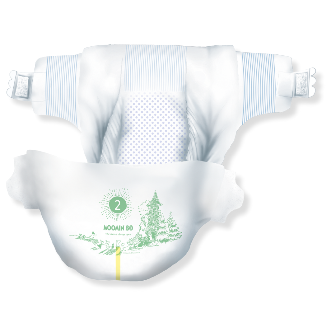 Eco Diapers - size 2 - 3 to 6 kg