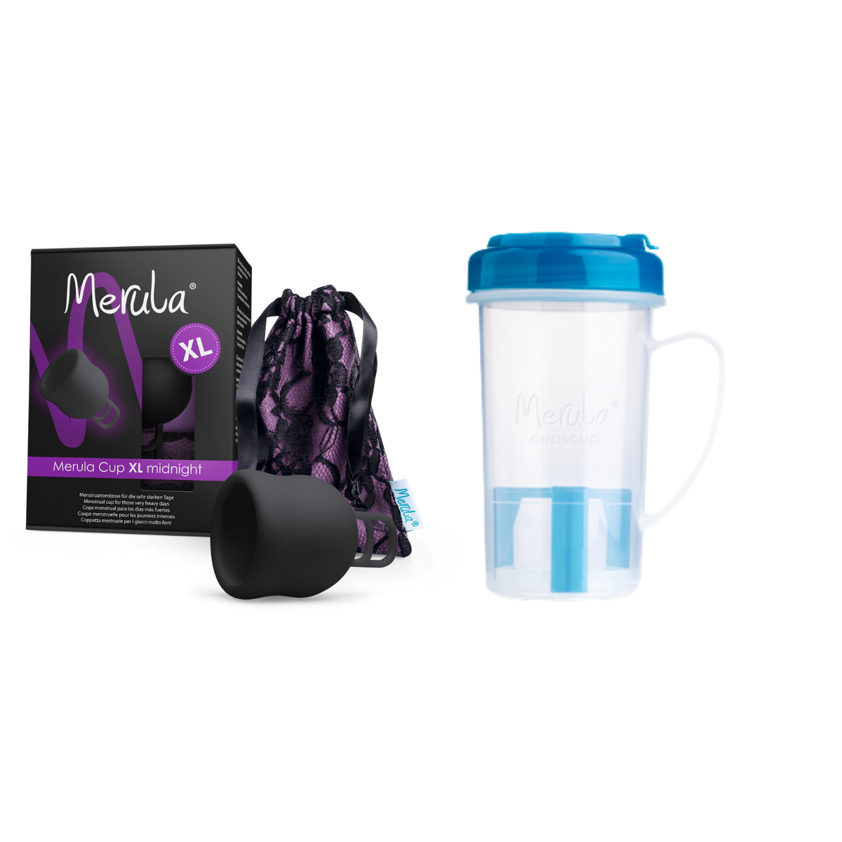 Merula Cupscup & menstrual cup XL - 6 colours