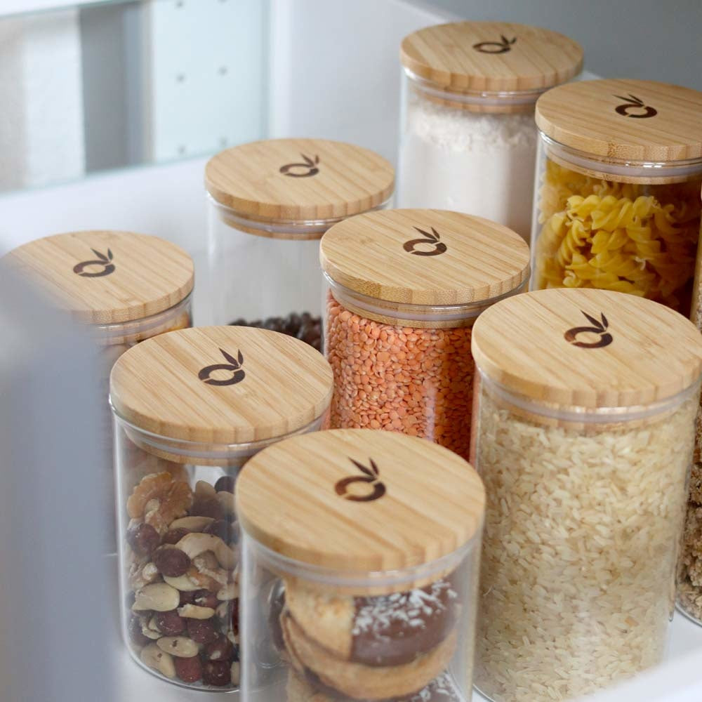 Glass storage jar - 800ml